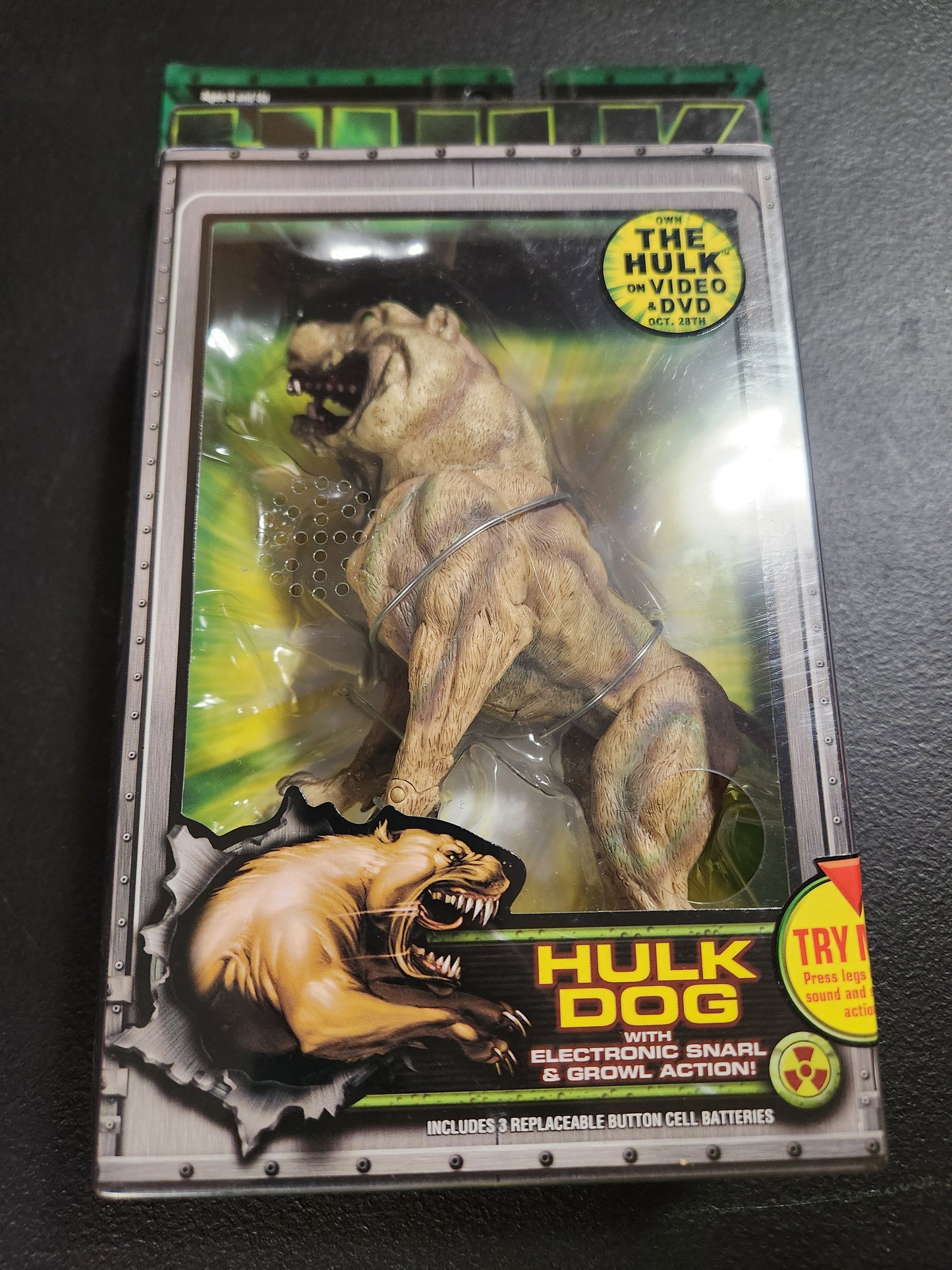 Hulk Dog Action Figure.NEW SEALED Toy Biz 2003.