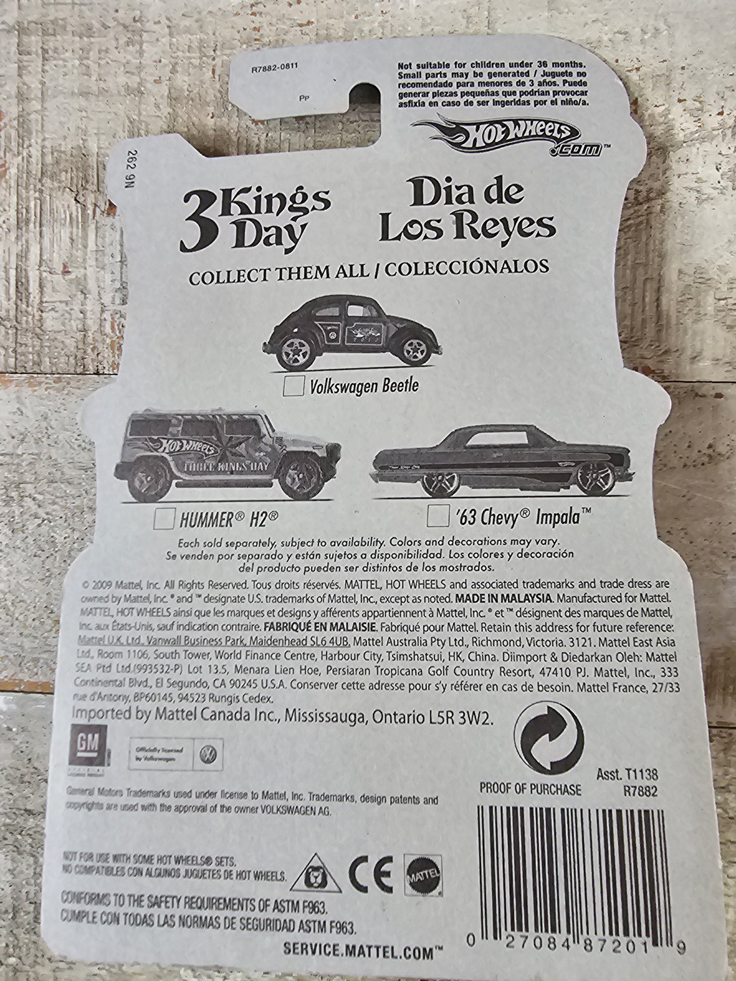 Hot Wheels 3 Kings Day 63 Chevy Impala