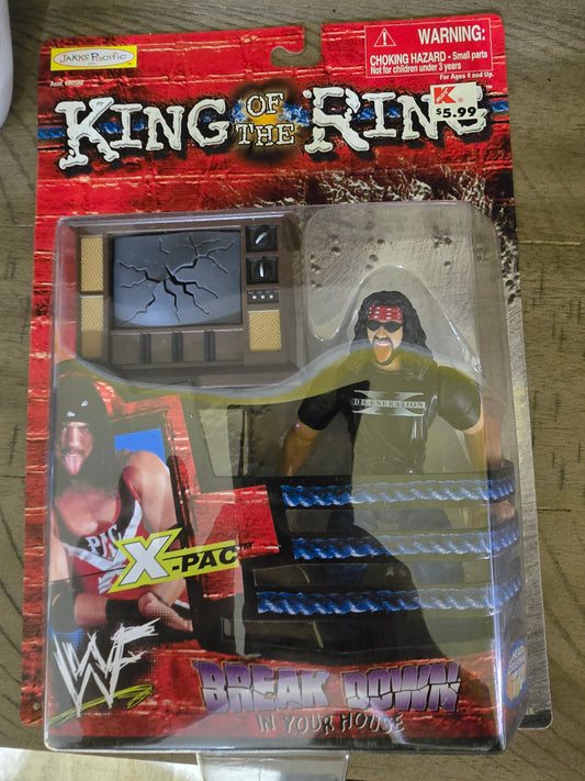 WWF Jakks X Pac Wrestling Action Figure WWE Break Down King of the Ring WWE DX