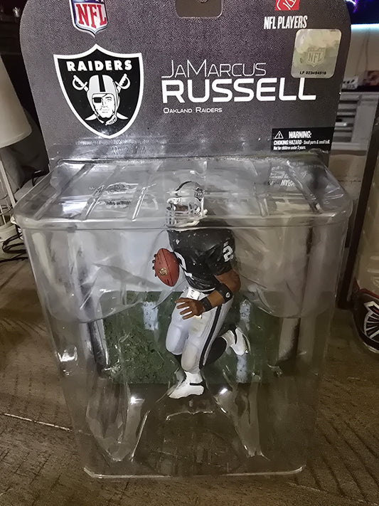 McFarlane NFL JaMarcus Russell #2 Figure Raiders Quarterback Oakland 2008 Rookie