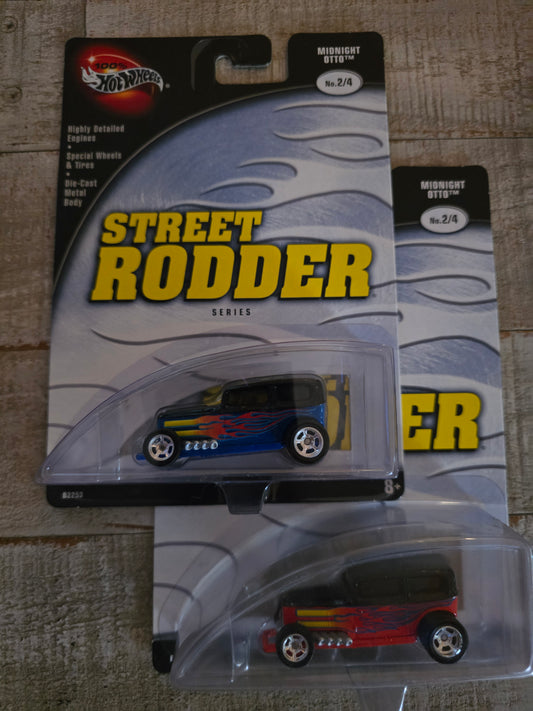 Hot Wheels Street Rodder series red and blue