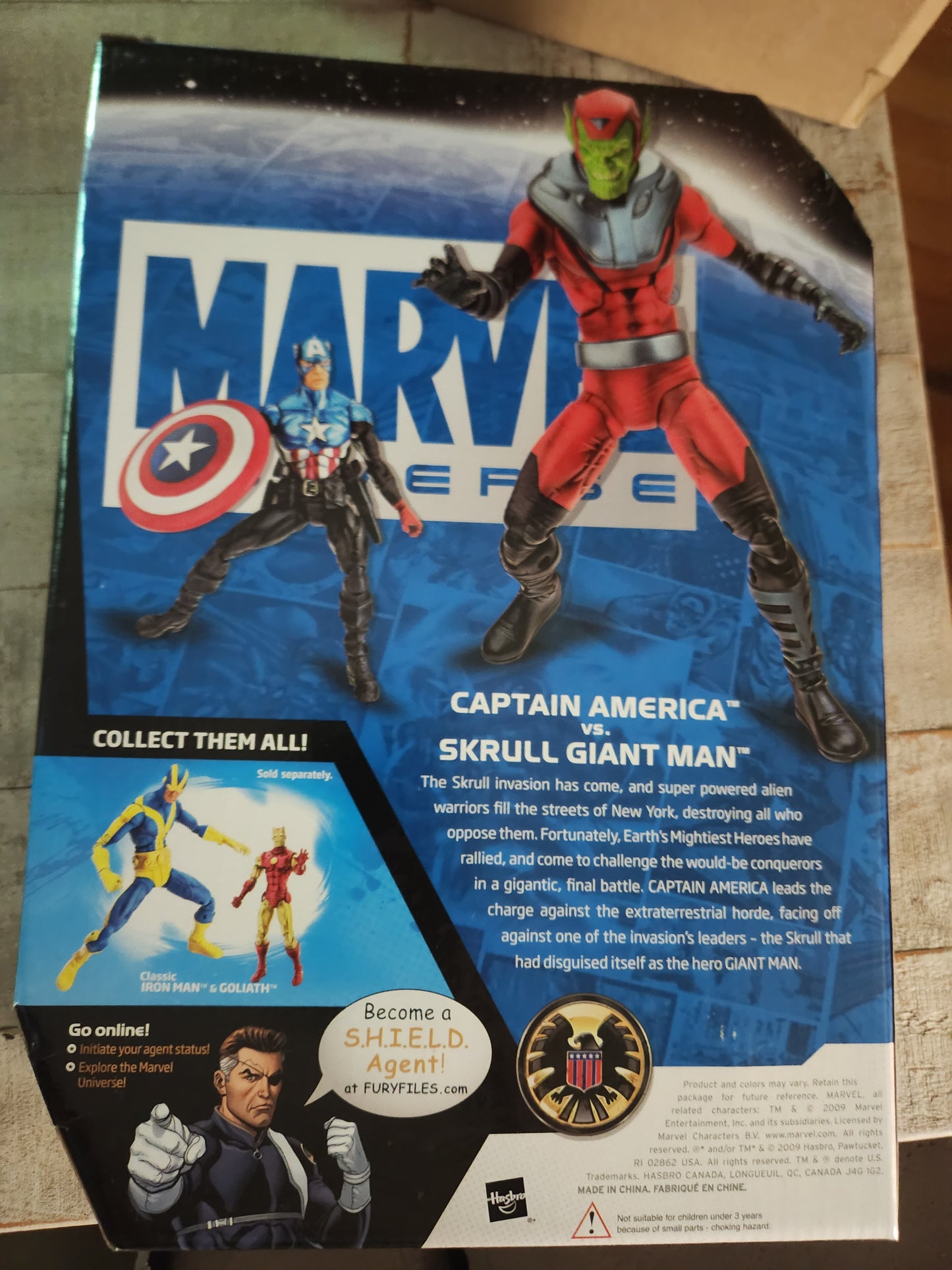 Marvel Universe Captain America vs Skrull Giant Man Walmart Exclusive Figure Set