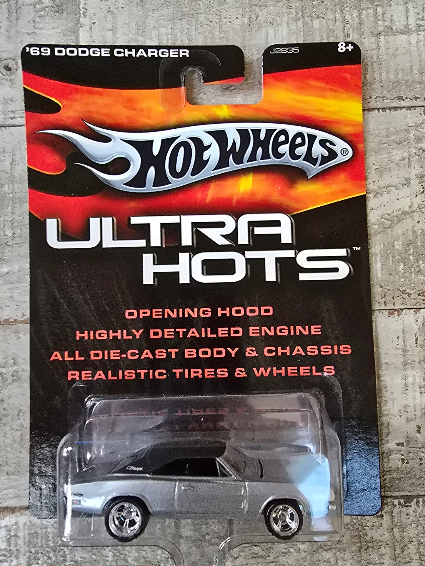 2005 Hot Wheels Ultra Hots Orange '69 Dodge charger