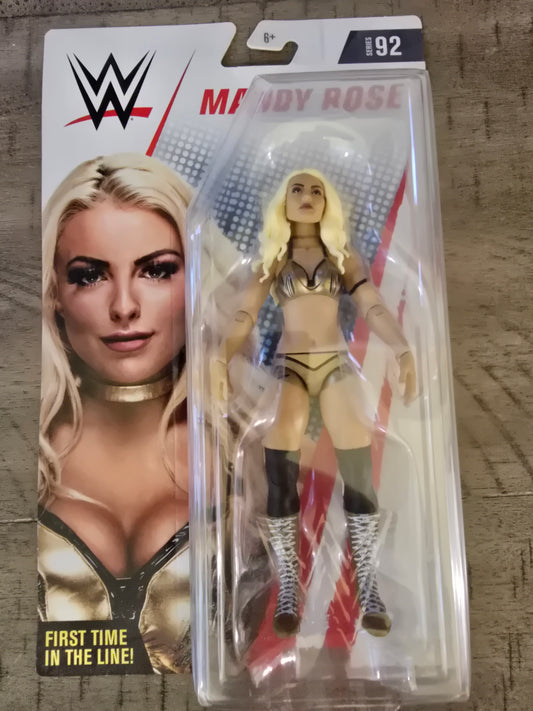 WWE Basic Series 92 MANDY ROSE First Time In The Line New In Box 2018 Mattel