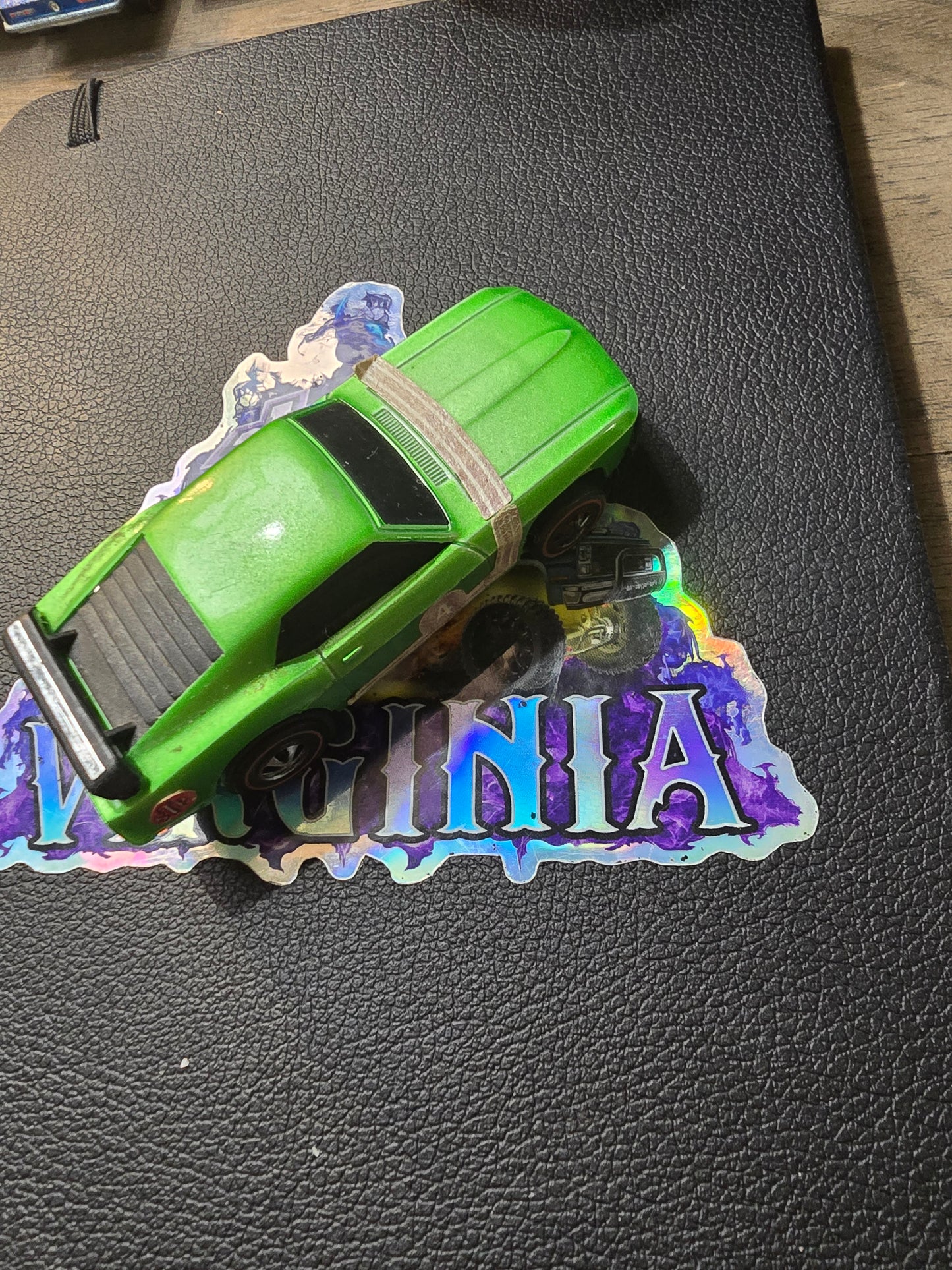 HOT WHEELS SIZZLERS -Mustang Boss 302 - Green Original Vintage 1971