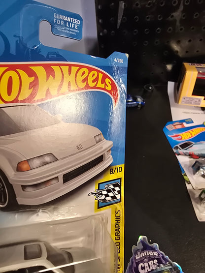 Hot Wheels 2019 Super Treasure Hunt '90 Honda Civic EF BAD CARD RIGHT SIDE