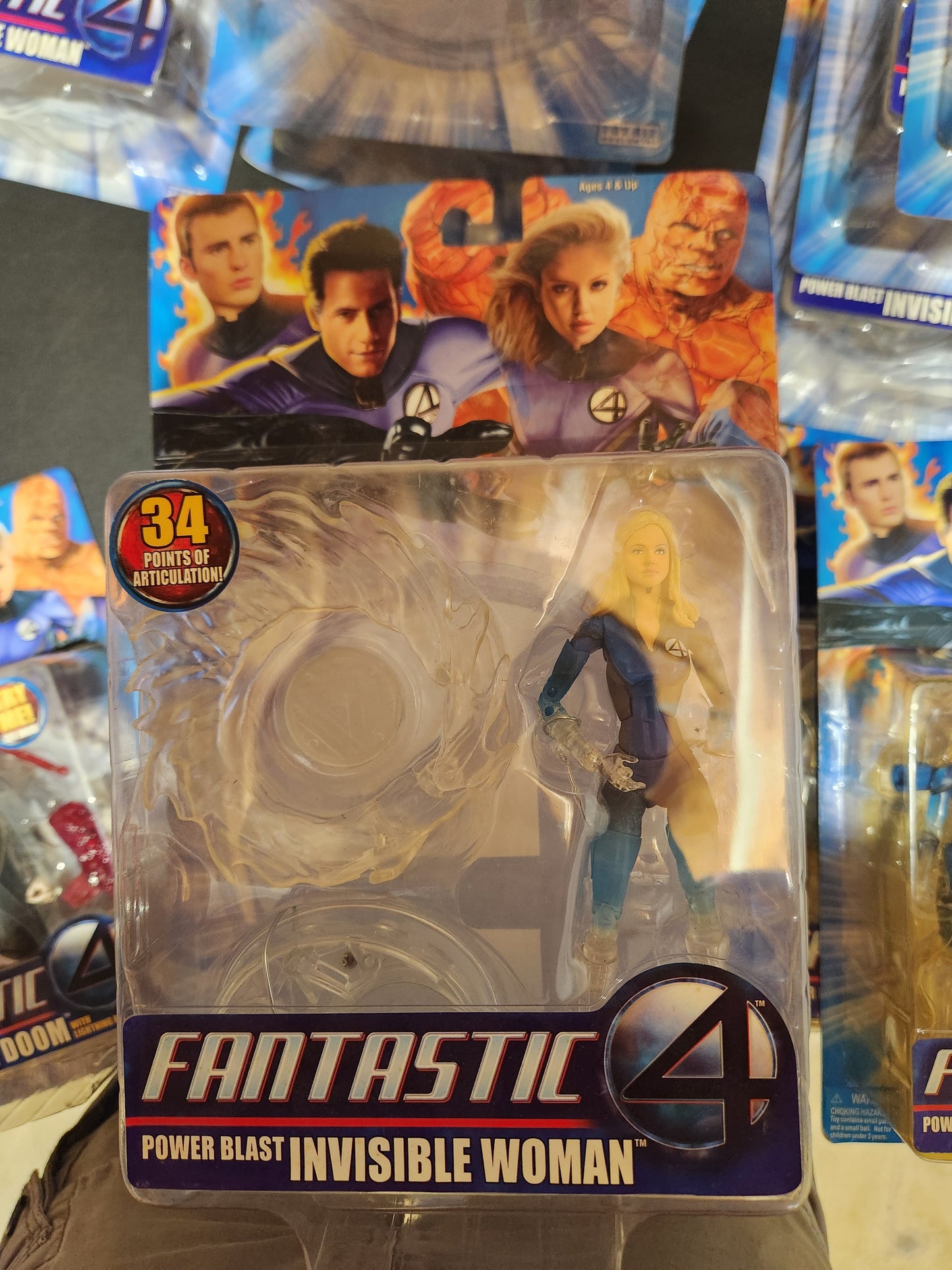 Fantastic 4 Movie Power Blast Clear Invisible Woman Simi invisible