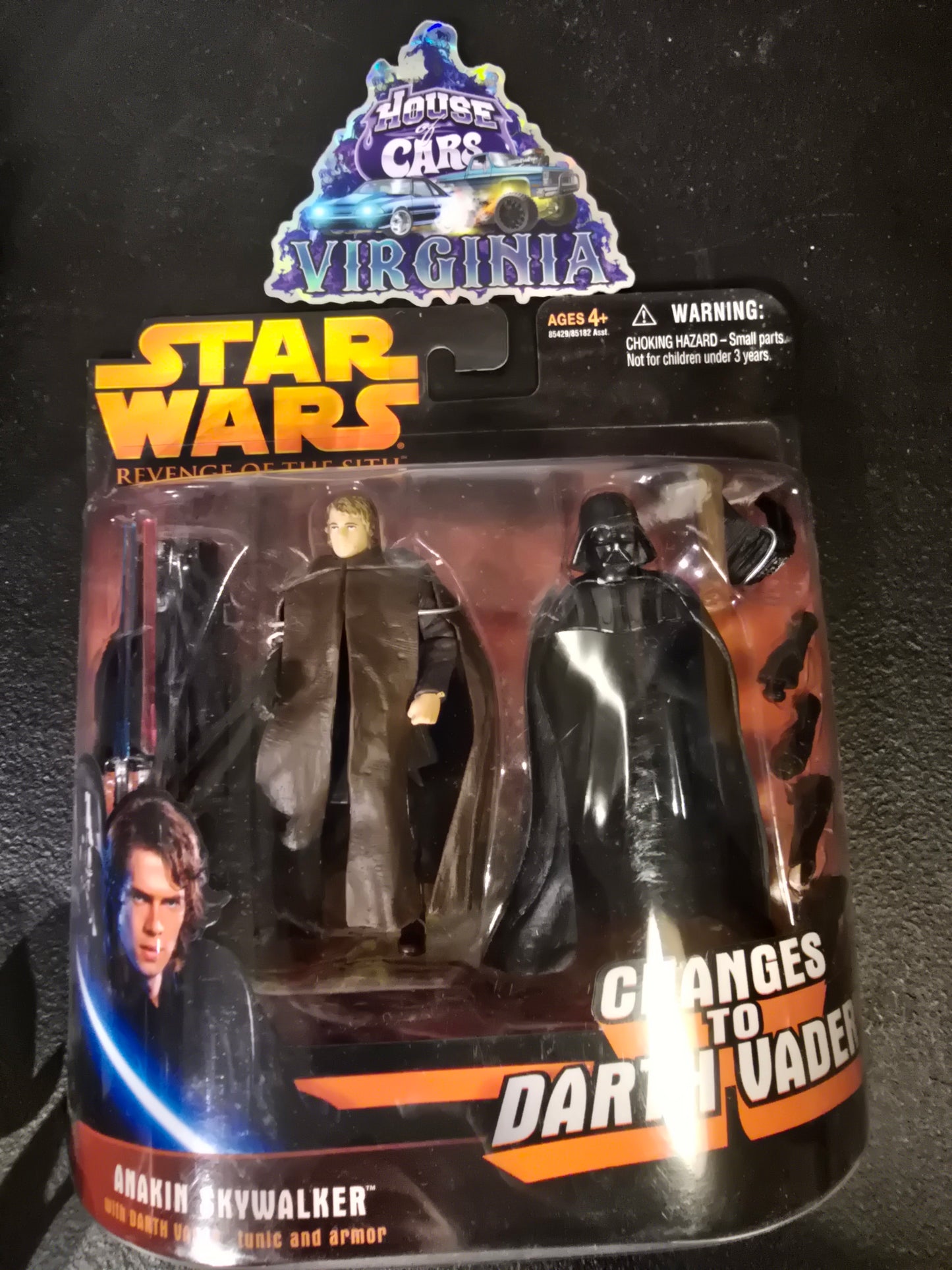 STAR WARS REVENGE OF THE SITH ANAKIN SKYWALKER (CHANGES TO DARTH VADER)