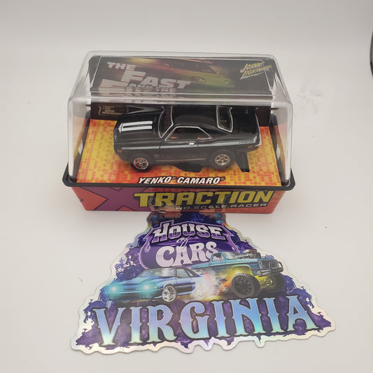 Johnny Lightning Fast & Furious Yenko Camaro HO Slot Car For AFX / Tyco Track)