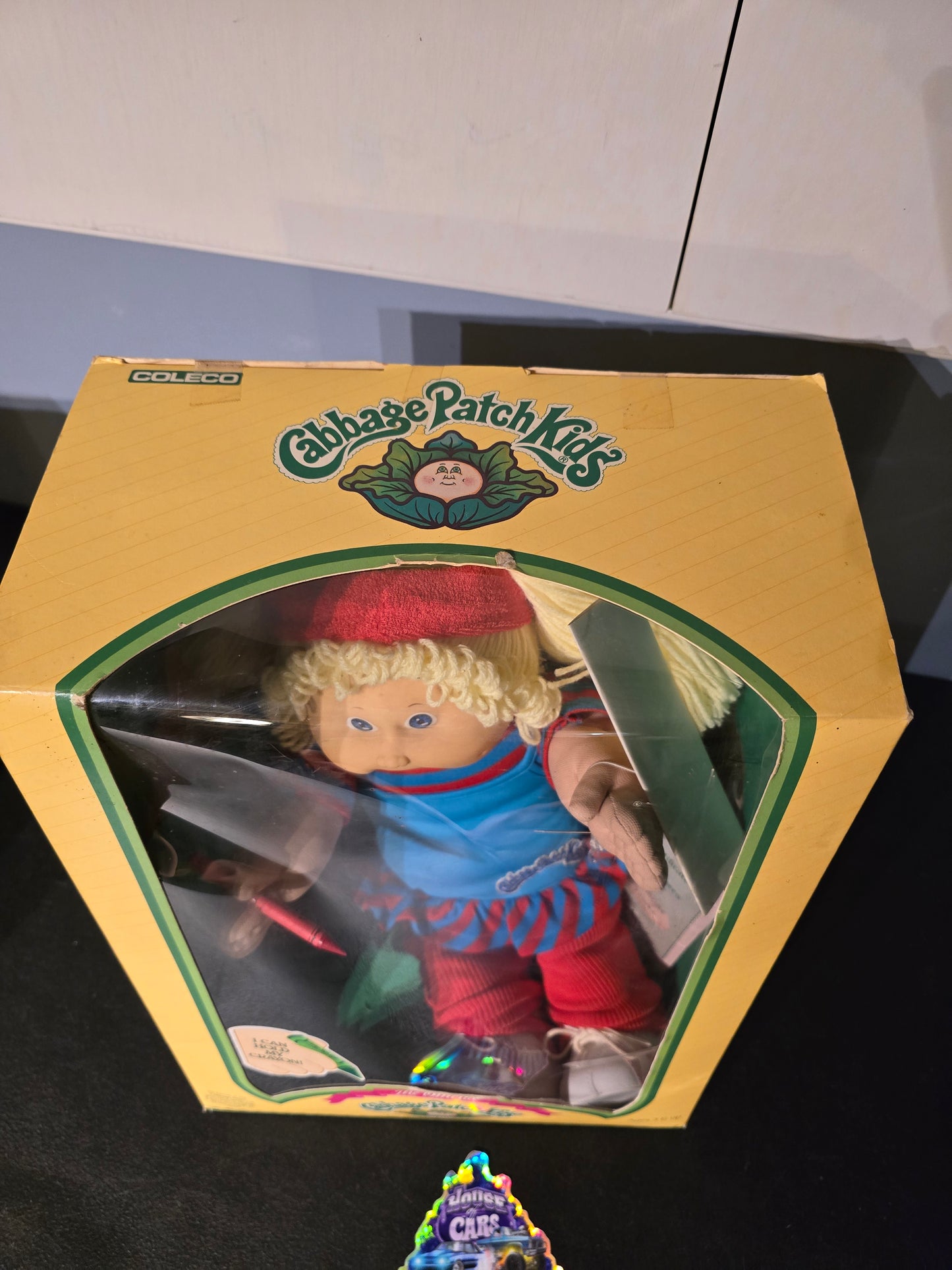 Vintage 1985 Cabbage Patch Kids 3100 Peggy Trista VHTF I can hold my crayon The Official