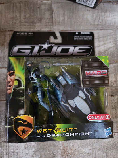 GI Joe 2009 Wet-Suit W/Dragonfish(never opened) Hasbro Action Figure and Vehicle Target Exlusive