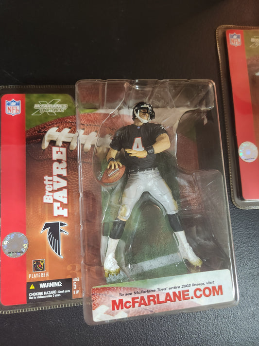 BRETT FAVRE Chase Variant Atlanta Falcons McFarlane NFL Series 3 Figure 2003