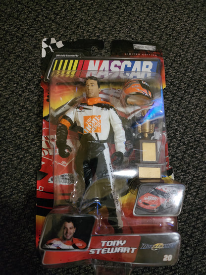 NASCAR • Tony Stewart #20 • Road Champs Action Figure • NEW • Jakks Pacific 2003