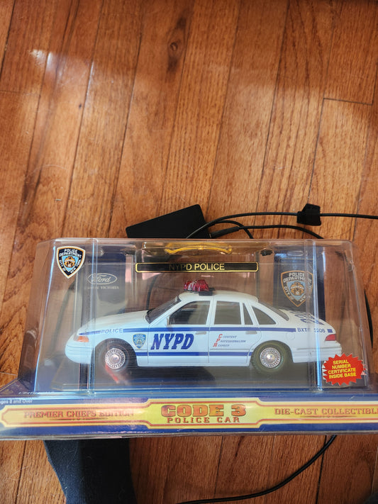 Code 3 NYPD Police Limited Edition GRC with Patch