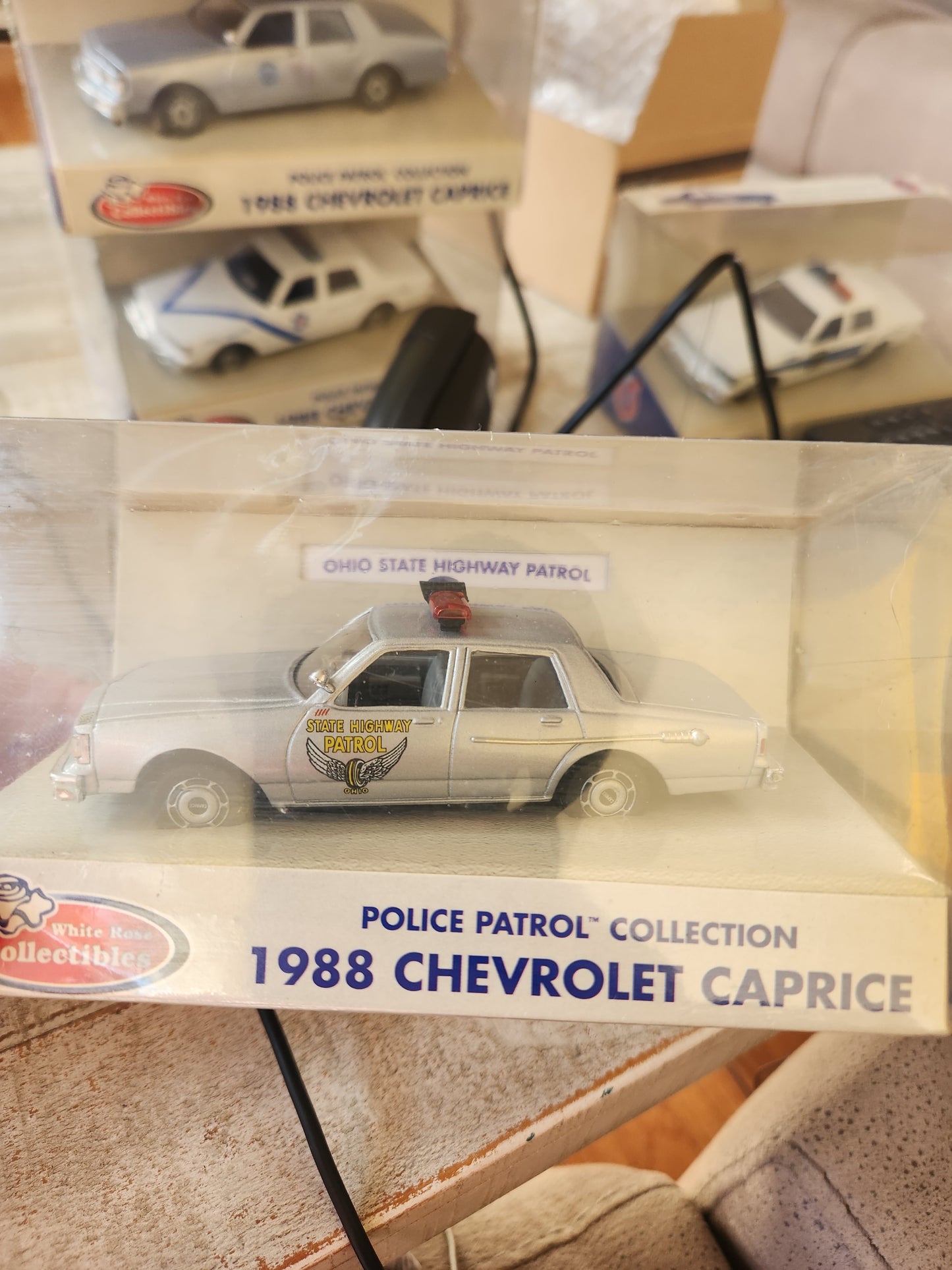 White Rose Police Patrol Car Collection 1988 Chevrolet Caprice Sealed Trooper Ohio State  1/43 S