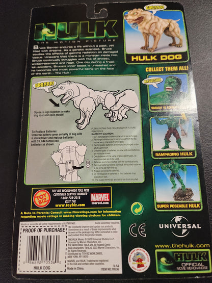 Hulk Dog Action Figure.NEW SEALED Toy Biz 2003.