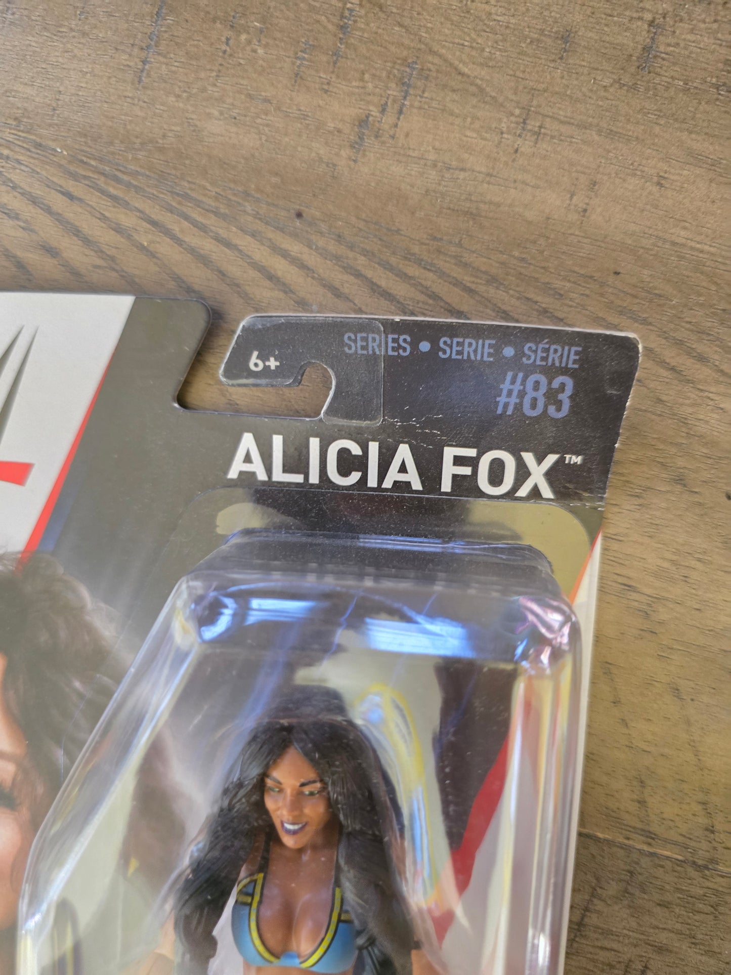 WWE WRESTLING BASIC SERIES #83 SUPERSTAR WRESTLER ALICIA FOX W/MONEY IN THE BANK