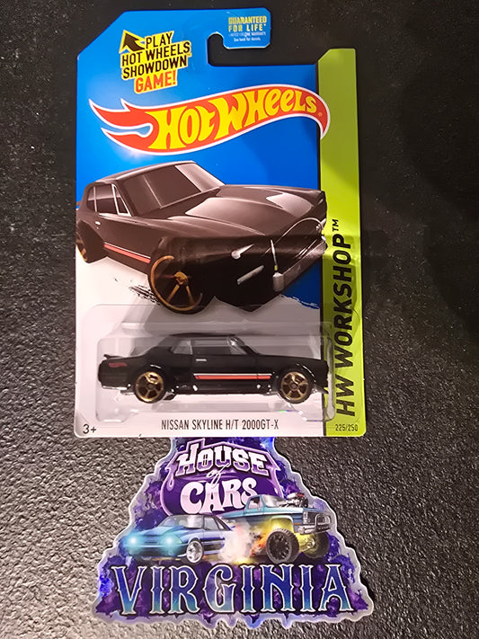 2014 Hot Wheels Nissan Skyline H/T 2000GT-X Black