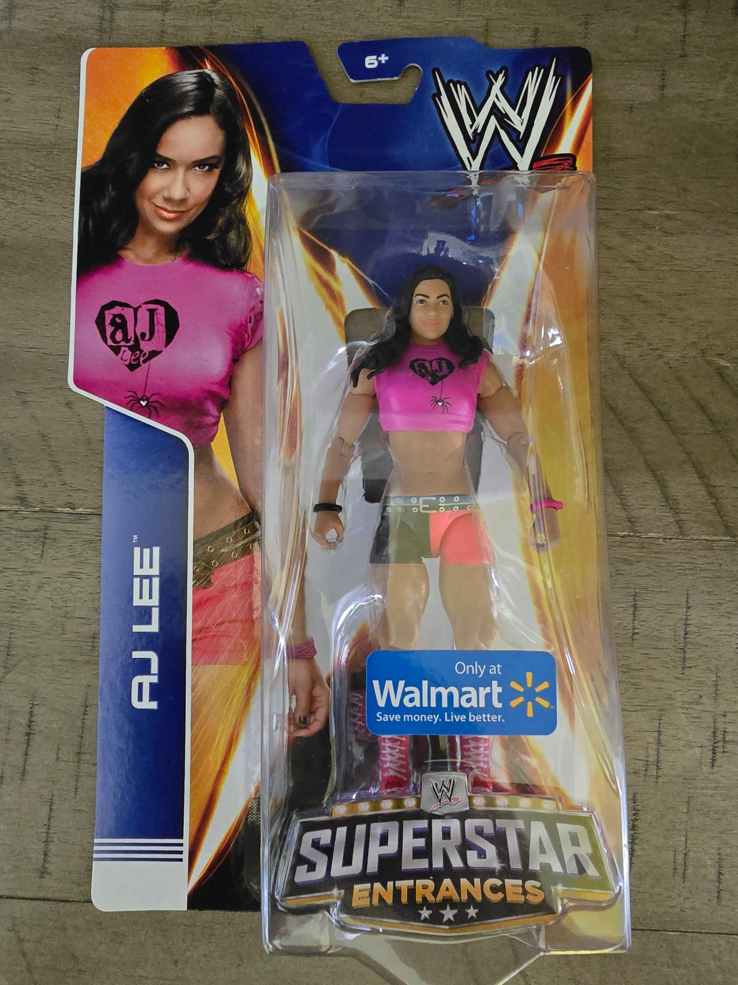 WWE Superstar Entrances AJ LEE Walmart Exclusive 2014 HTF NIP