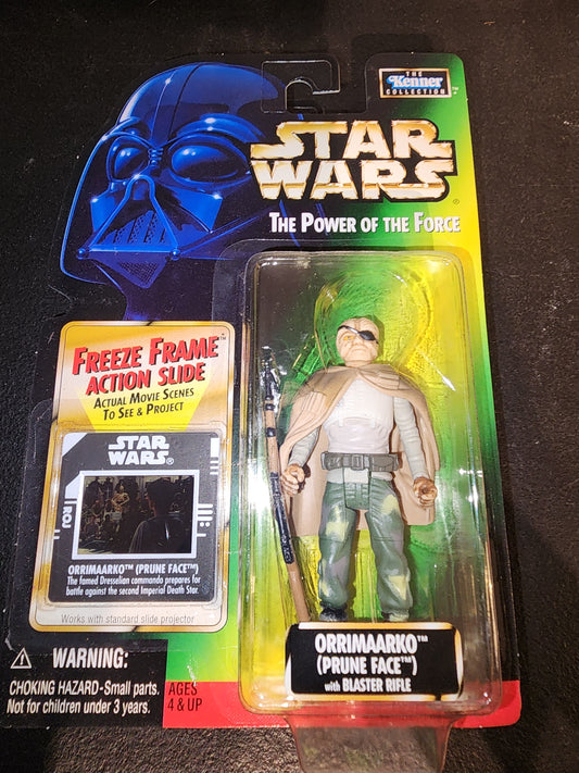 Star Wars The Power Of The Force Orrimaarko Prune Face Figure 1998  New In Pack