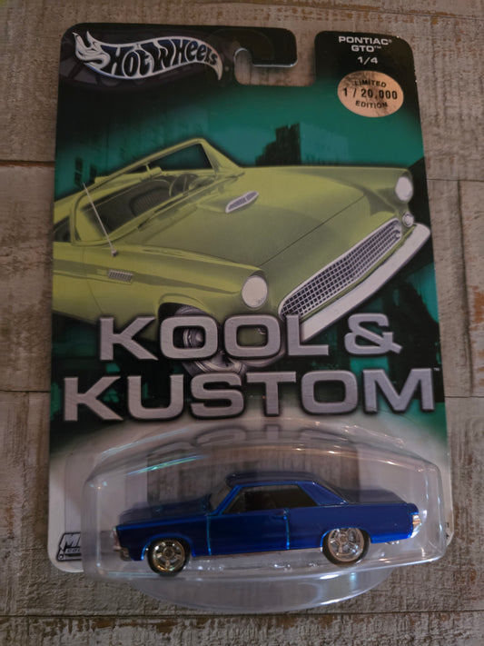 2003 Hot Wheels Kool & Kustom Series Pontiac GTO - Electric Blue Chase Variant