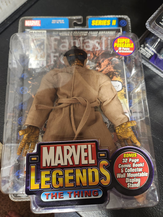 The Thing Marvel Legends Toy Biz Series 2 8” Figure Trenchcoat Variant