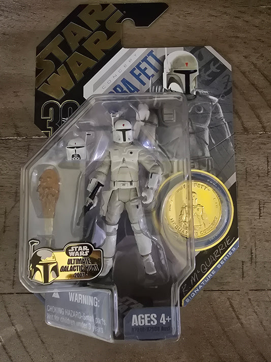 2007 star wars boba fett ultimate galactic hunt 30th anniversary gold coin RARE