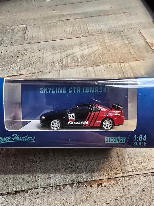 Stance Hunters Skyline GT-R (BNR34) (Advan) International Diecast