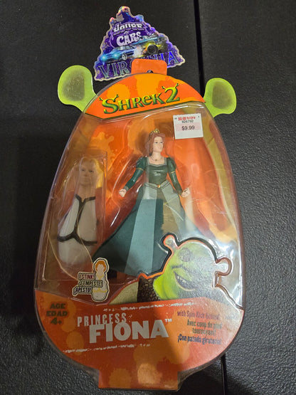 2004 Hasbro Shrek 2 PRINCESS FIONA Spin Kick Action Figure NEW Sealed