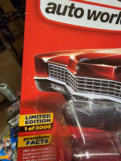 Auto World 1:64 1967 Cadillac Eldorado red Luxury Cruisers Ultra Red look at pic for cond.