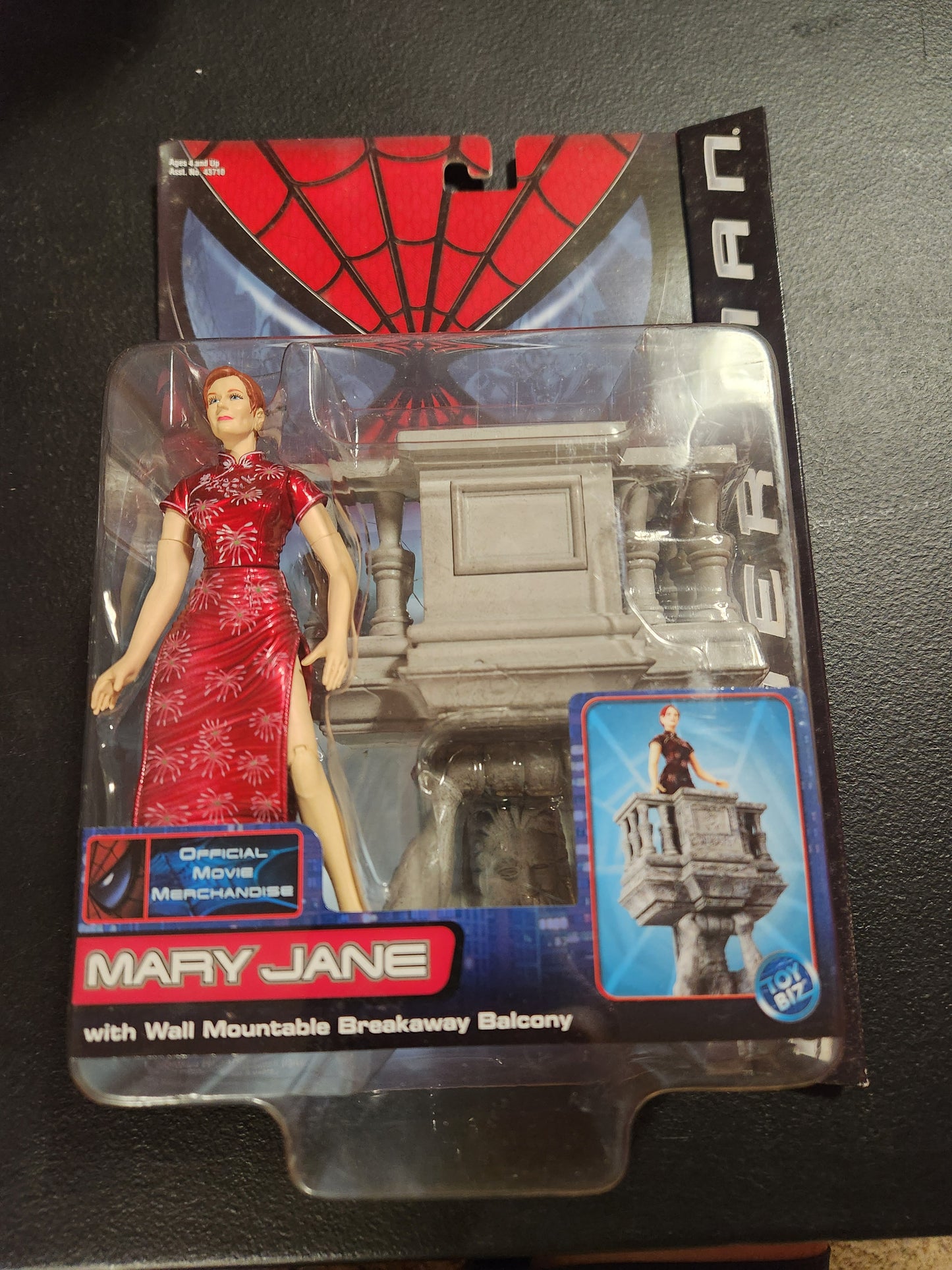 ToyBiz 2002 Marvel Spider-Man Movie Mary Jane & Peter Parker Figures - NEW