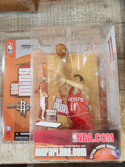 McFarlane Series 5 NBA Yao Ming Rockets White Jersey Action Figure