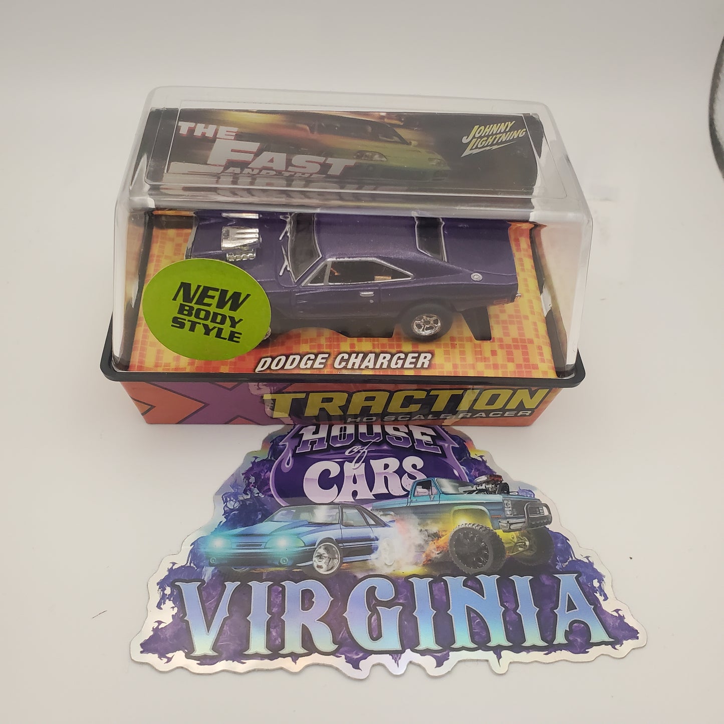 Johnny Lightning Fast & Furious Dodge Charger Purple HO Slot Car For AFX / Tyco Track) (Copy) (Copy)