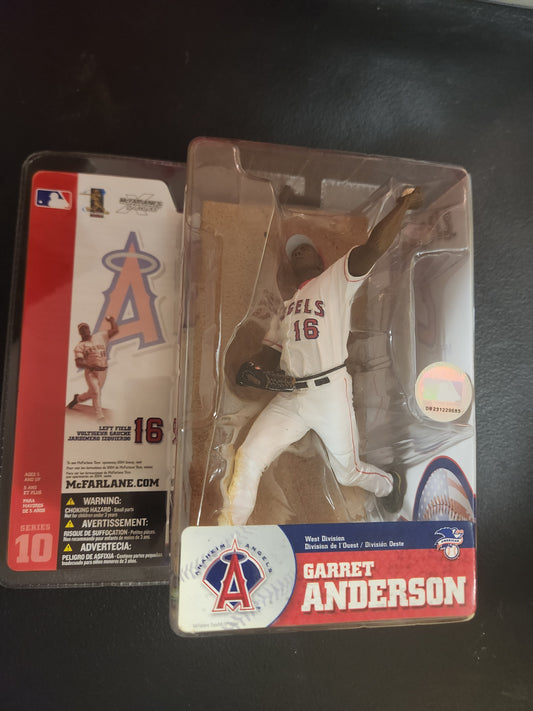 Garett Anderson McFarlane 2004 MLB Series 10 Anaheim Angels Action Figure