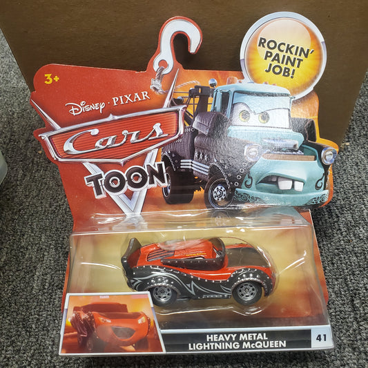 Disney Pixar Cars Toon - Heavy Metal Lightning McQueen #41