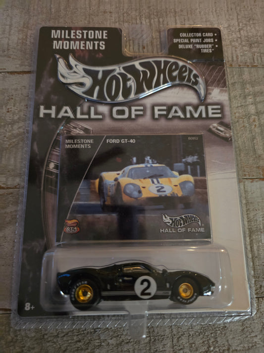 HOT WHEELS MILESTONE MOMENTS  HALL OF FAME FORD GT-40