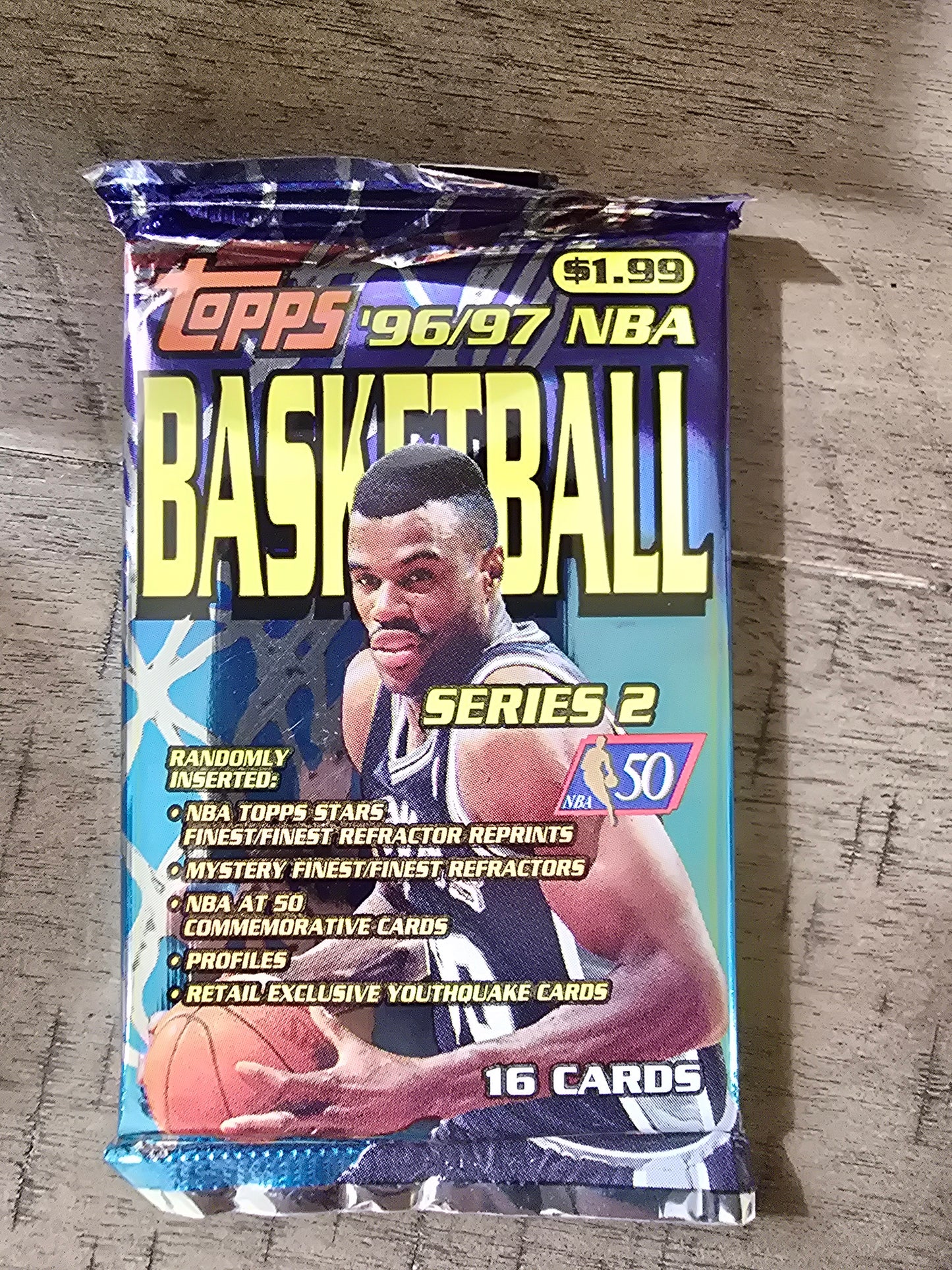 1996-97 Topps Basketball Series 2 Sealed Pack {Kobe?}