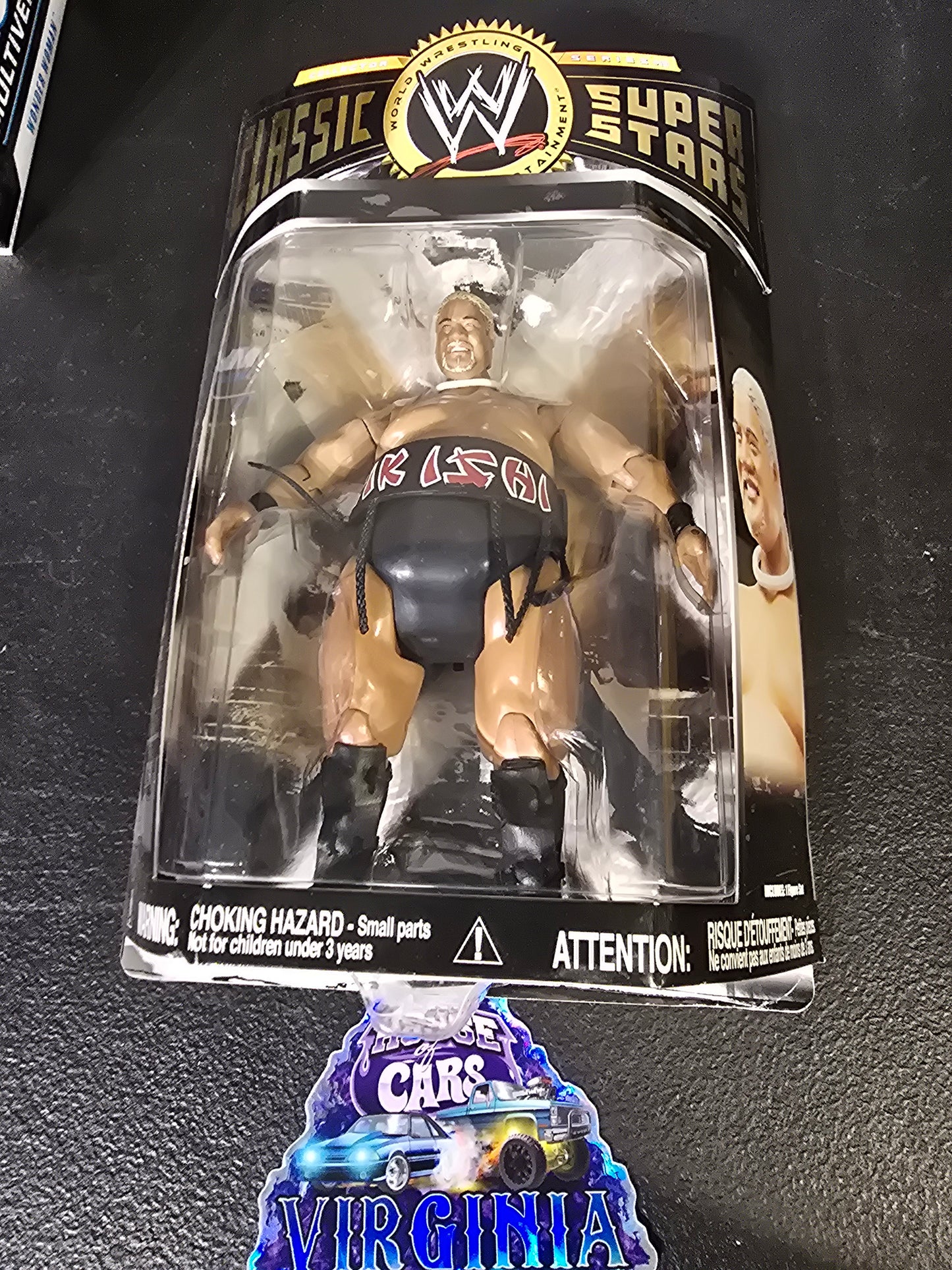 wwe RIKISHI CLASSIC SUPERSTARS SERIES 18 jakks moc NEW wrestling