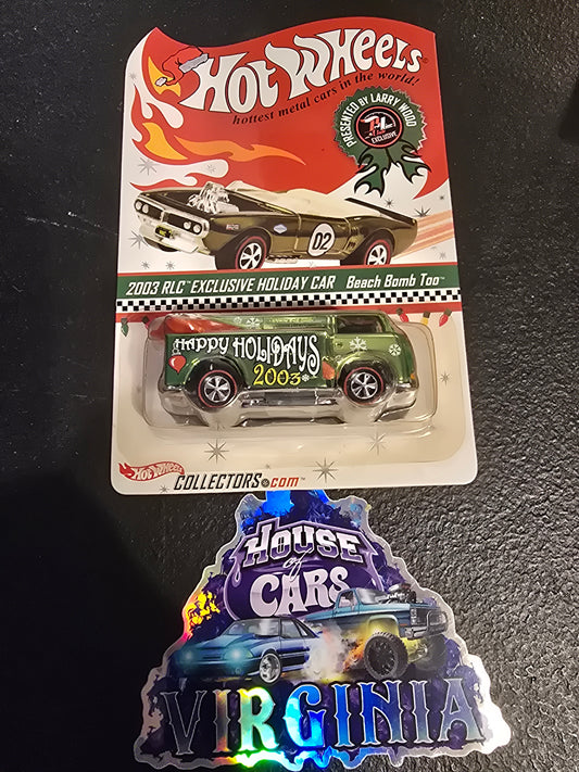 Hot Wheels RLC Beach Bomb Too  Exclusive Holiday Car  *Green*