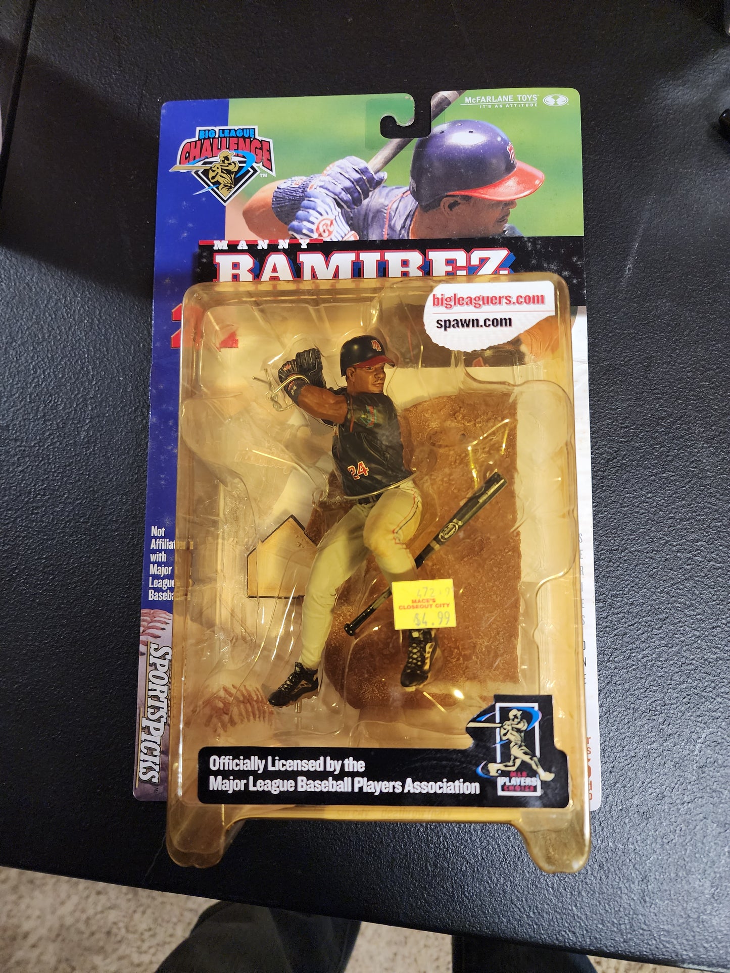 McFarlane SportsPicks Spawn Manny Ramirez Cleveland Indians 6" Figure #24