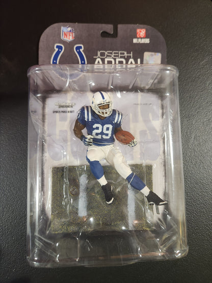 2008 McFarlane NFL Joseph Addai #29 Indianapolis Colts Series 17 - NIP