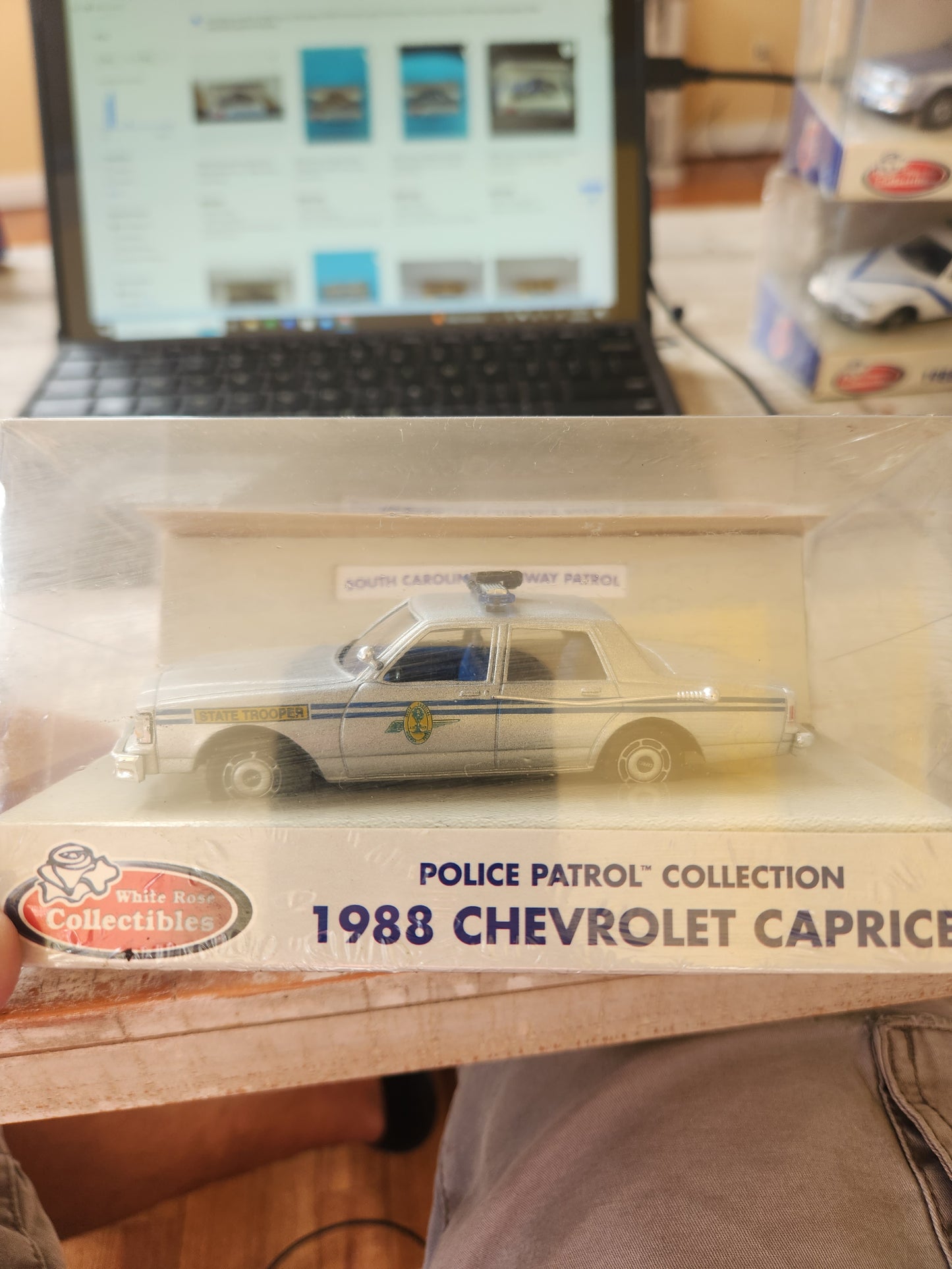 White Rose Police Patrol Car Collection 1988 Chevrolet Caprice Sealed Trooper South Carolina State  1/43 S