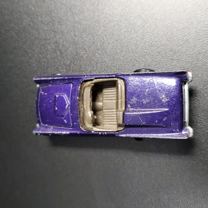 Hot Wheels Redline 1968 Classic 57 T-Bird PURPLE w/brown interior Unrestored Original Loose Car