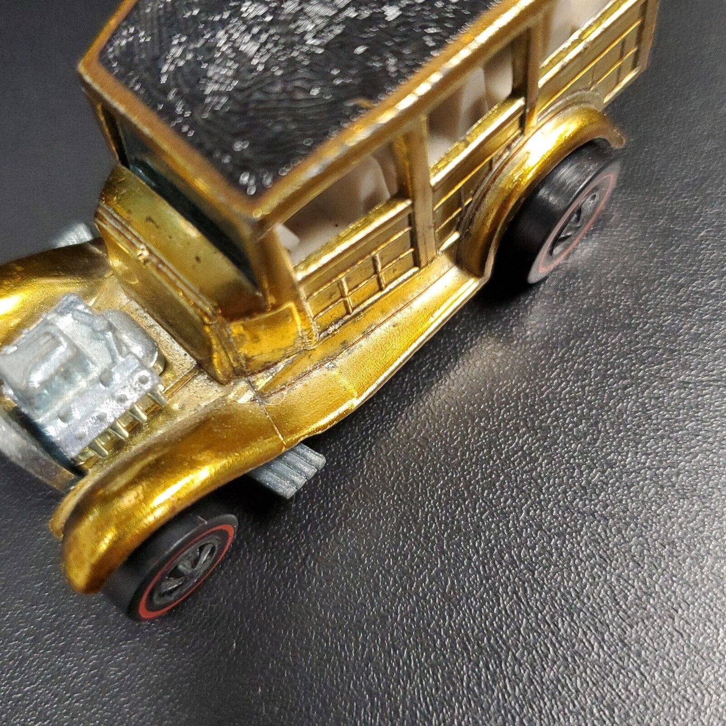 Vintage 1968 Mattel Hot Wheels Redline Classic 31 Ford Woody Car Gold Loose Car