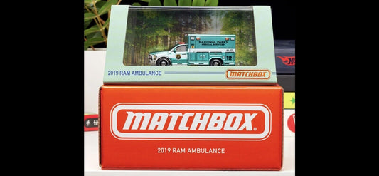 Matchbox  2019 Ram Ambulance Park Paramedics Collectors Car