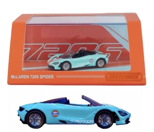 Matchbox Collectors RLC Mattel Creations McLaren 720s Spider GULF 1:64