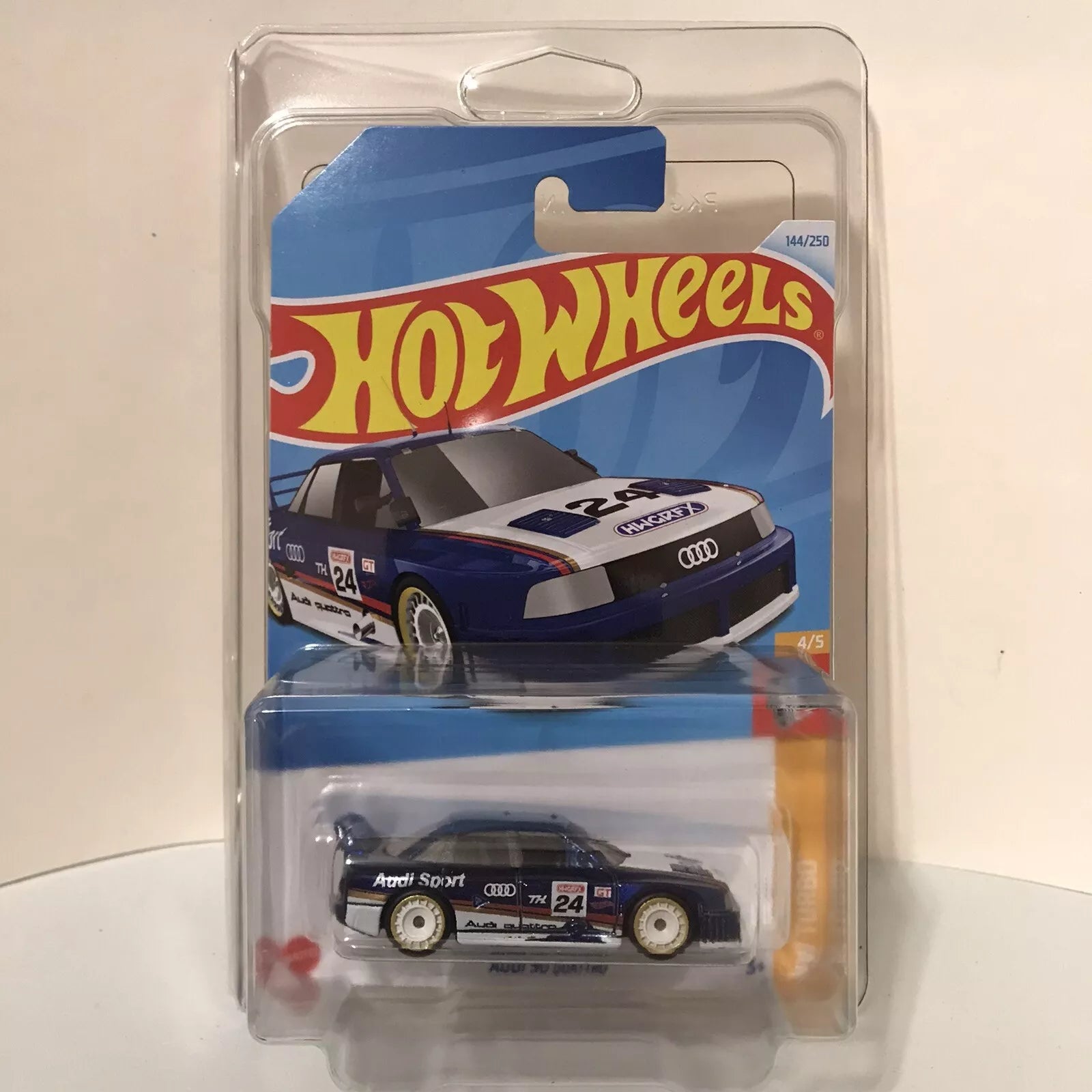 Hot Wheels 2024 Super Treasure Hunt STH Audi 90 Quattro Int Card P House of Cars Virginia