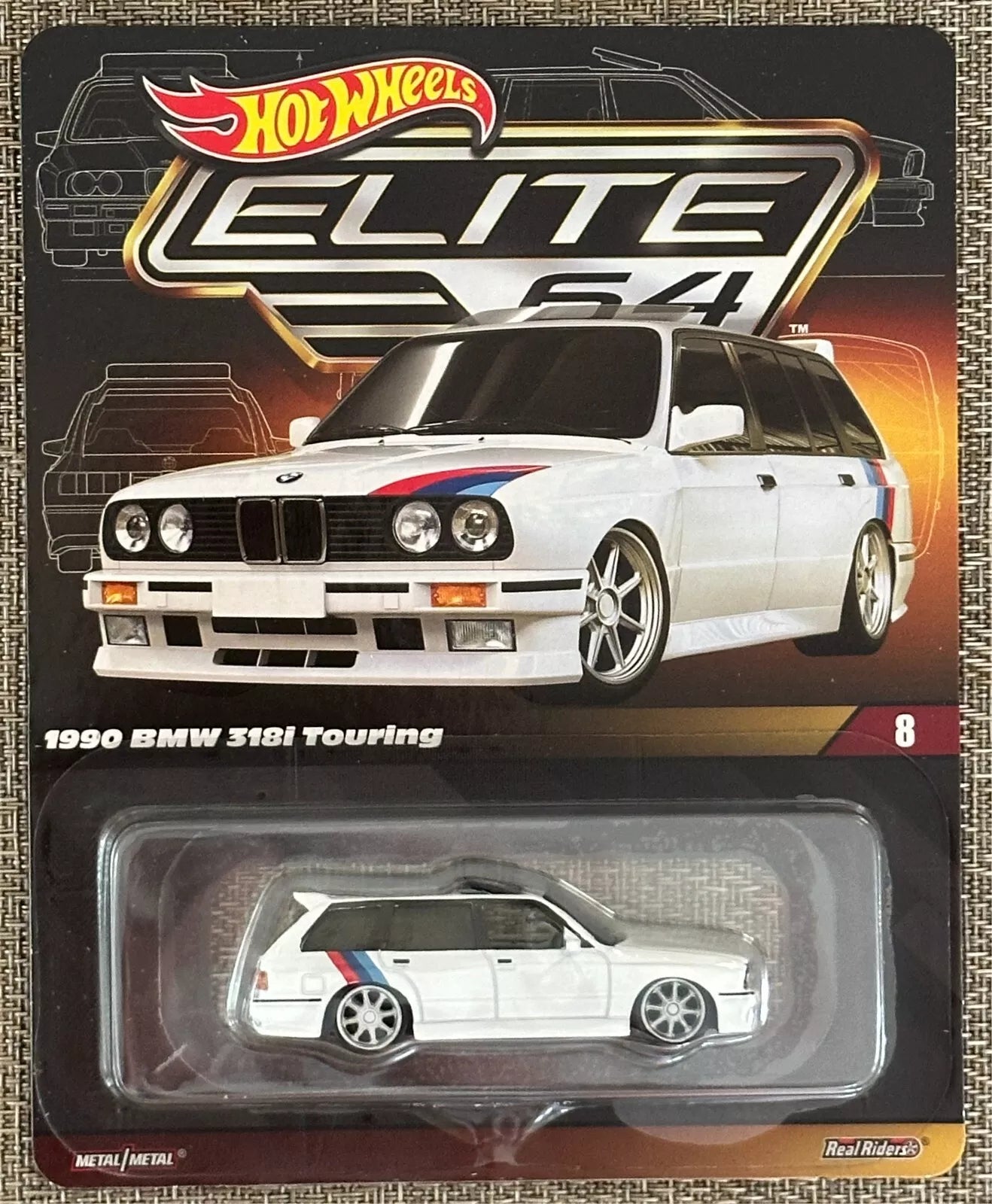 Hot Wheels Elite 64 1990 BMW 318i Touring E30 Wagon Touring