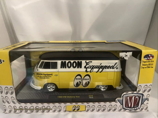 M2 Machines 1/24 1960 VW Delivery Van s29 MOON EYES EQUIPPED Walmart