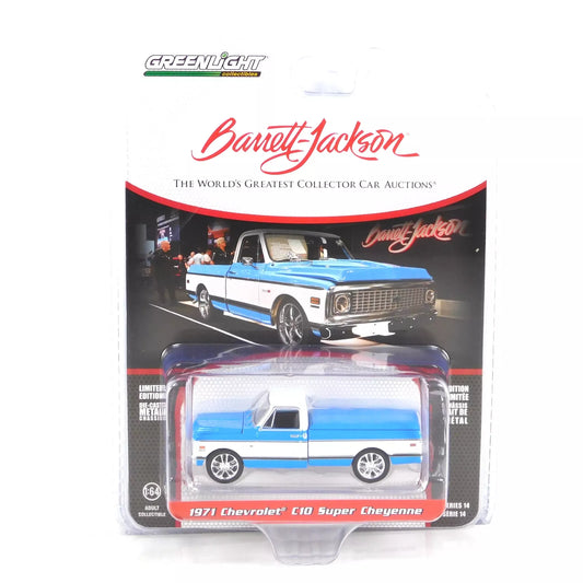 Greenlight 1971 Chevrolet C10 Super Cheyenne Custom 37310 Barrett-Jackson 1:64